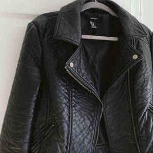Forever 21 Black Leather Jacket